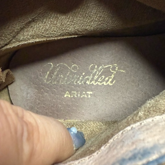 ARIAT UNBRIDLED Fringe Coastal Cowgirl Genuine Leather Boho Fringe Booties - Picture 5 of 7